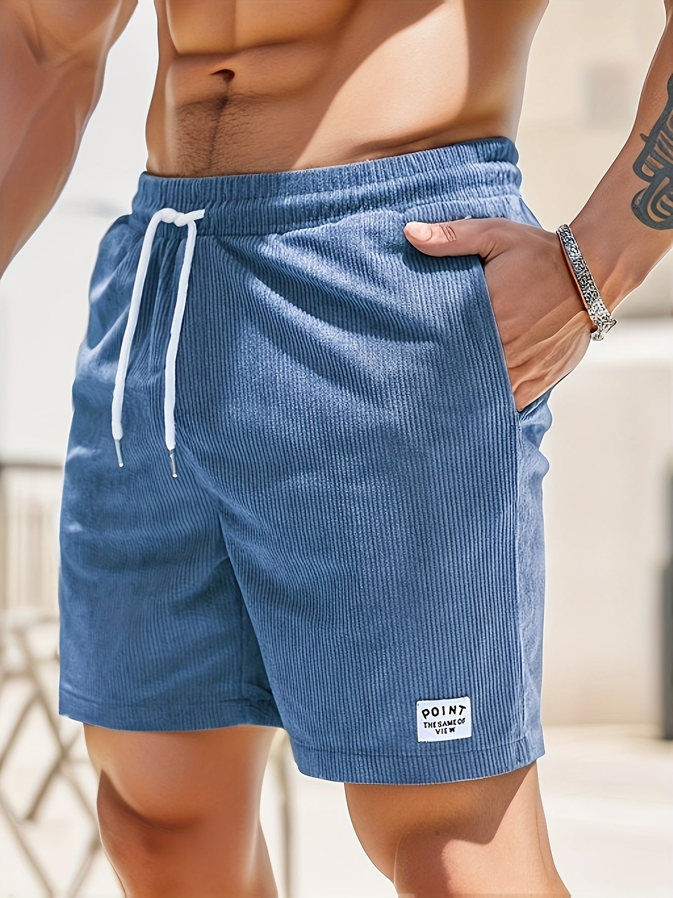 Ralf – Striped Summer Shorts for Men - E - moda