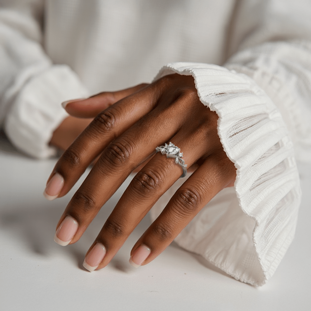 Elowen – TwinHeart Ring - E - moda