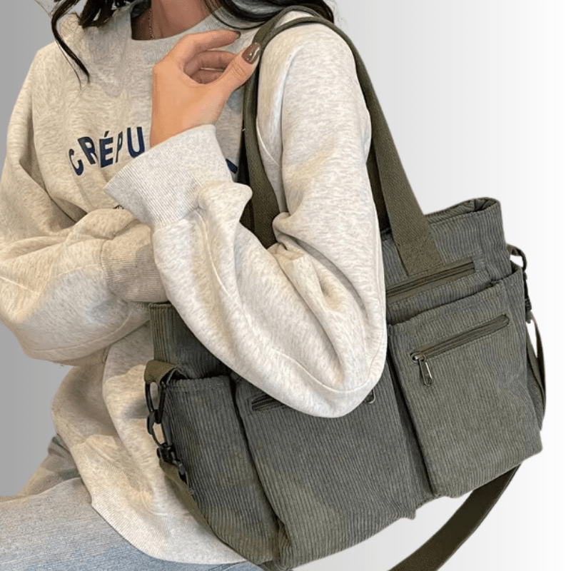 Urban Cord Tote - E - moda