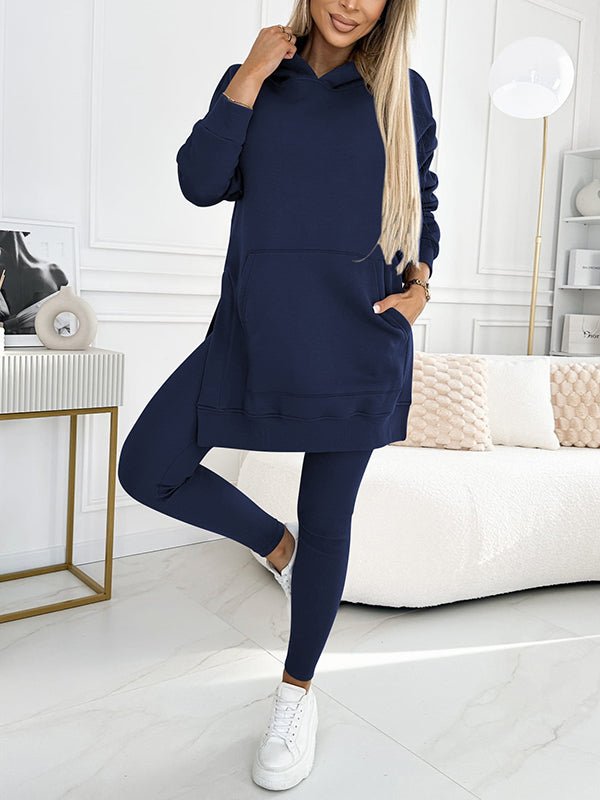 UrbanEase Set – Hoodie & Padded Leggings Combo - E - moda