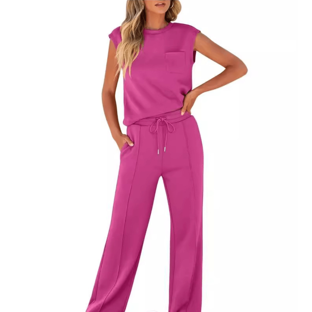 MAIYA™ – Casual Summer Soft Lounge Co - Ord - E - moda