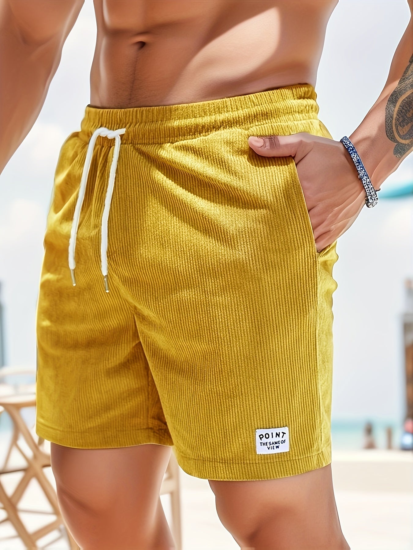 Ralf – Striped Summer Shorts for Men - E - moda