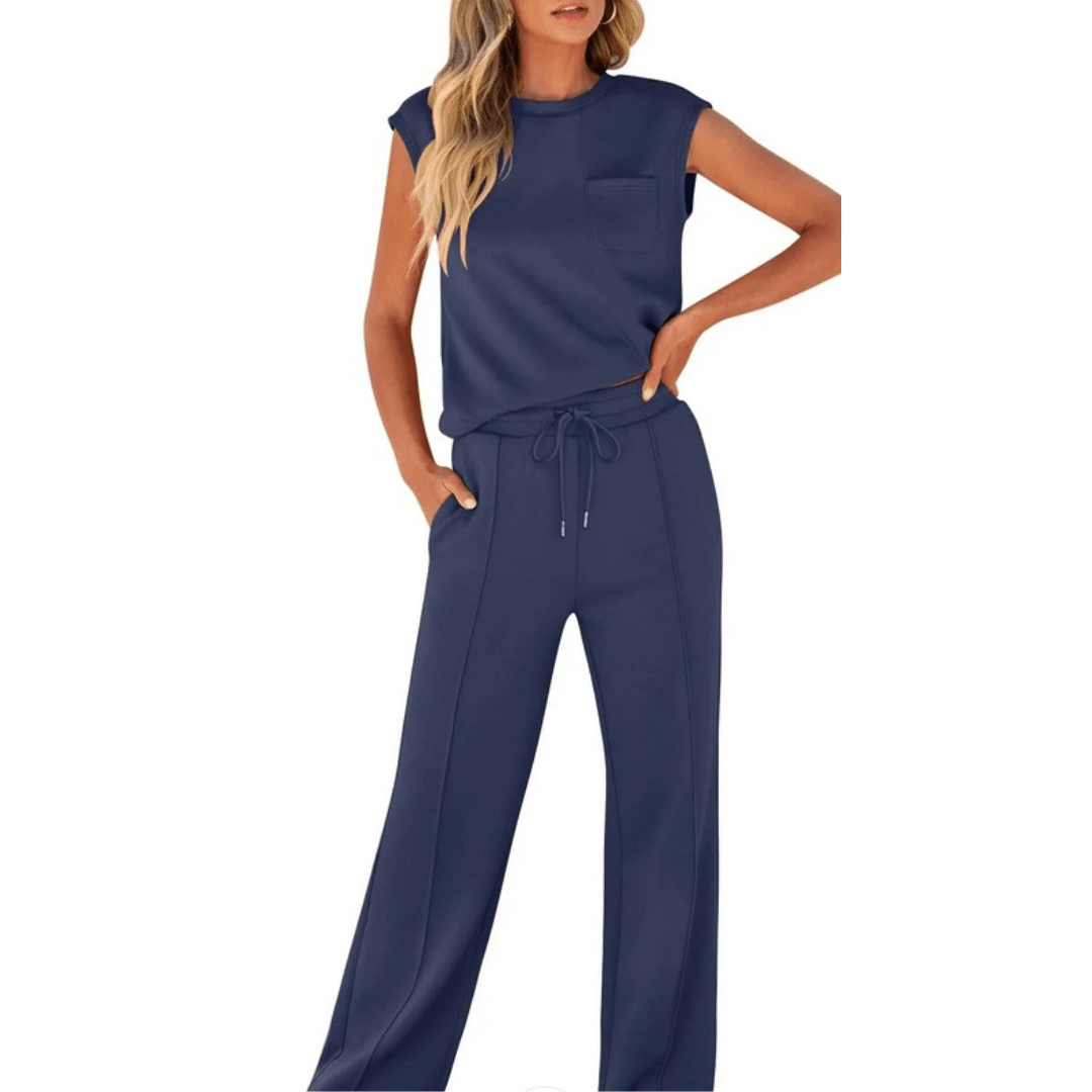 MAIYA™ – Casual Summer Soft Lounge Co - Ord - E - moda