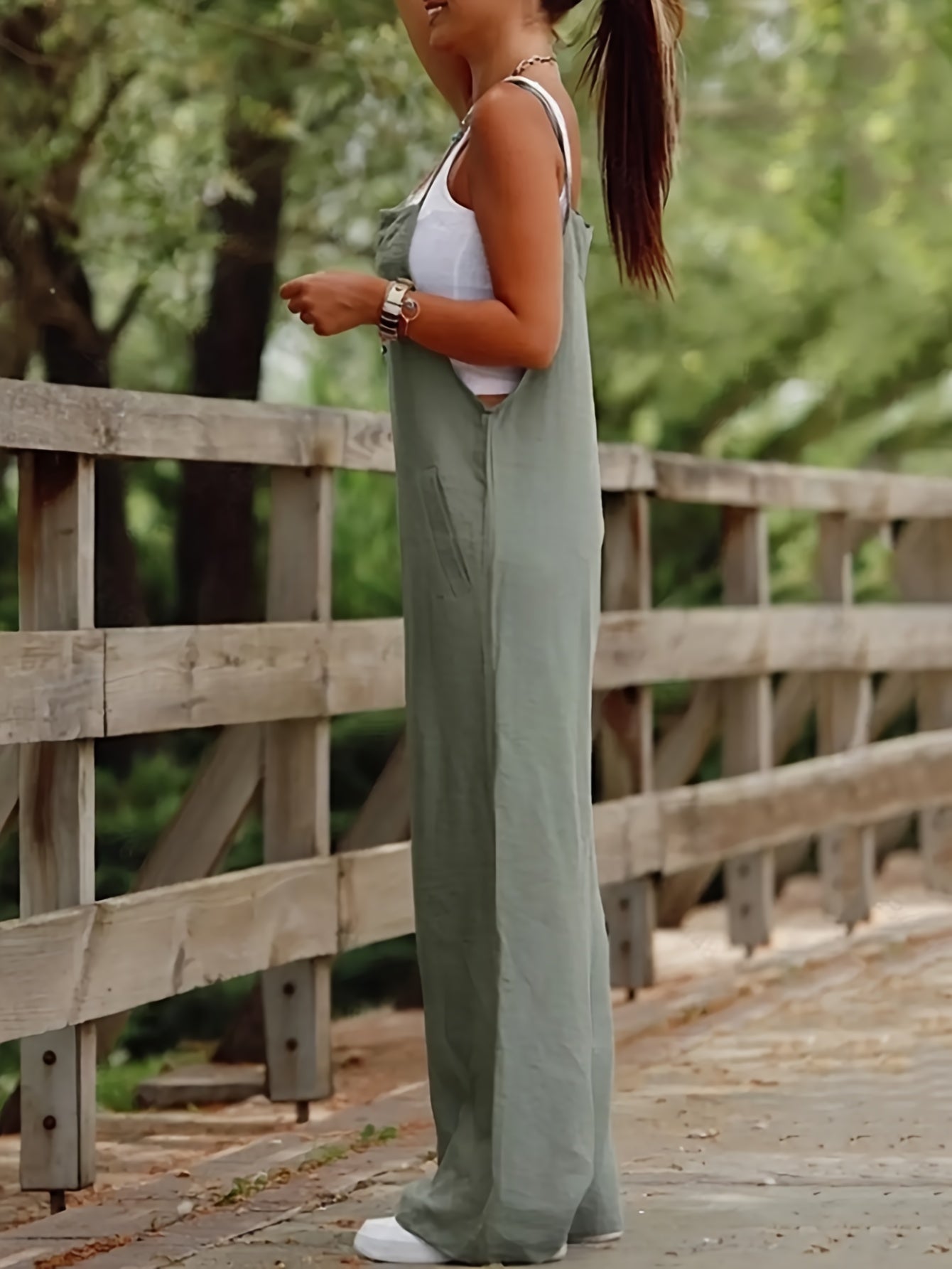 Casual Sling Jumpsuit - E - moda