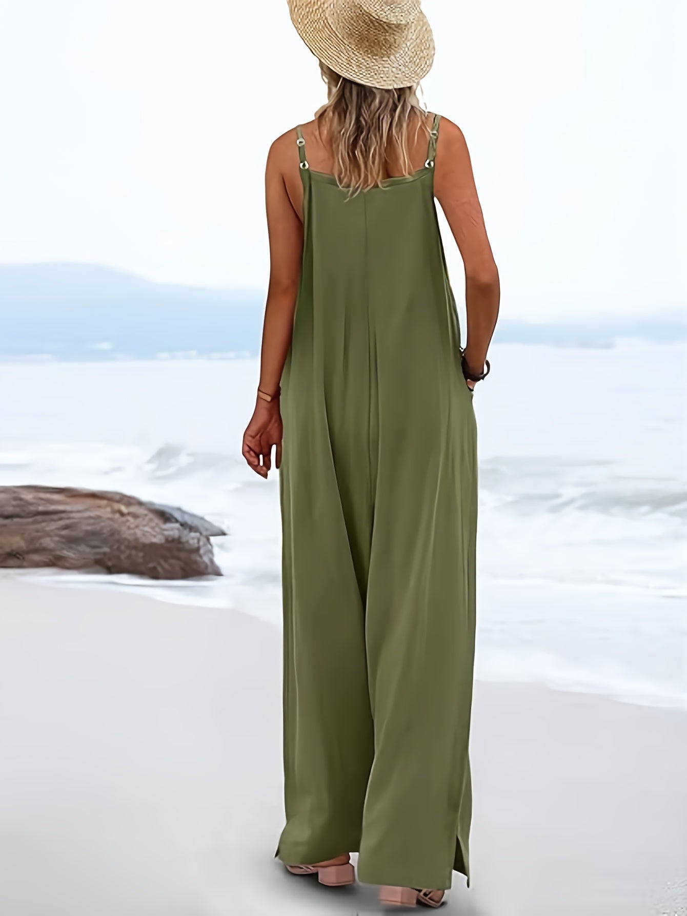 Casual Sling Jumpsuit - E - moda