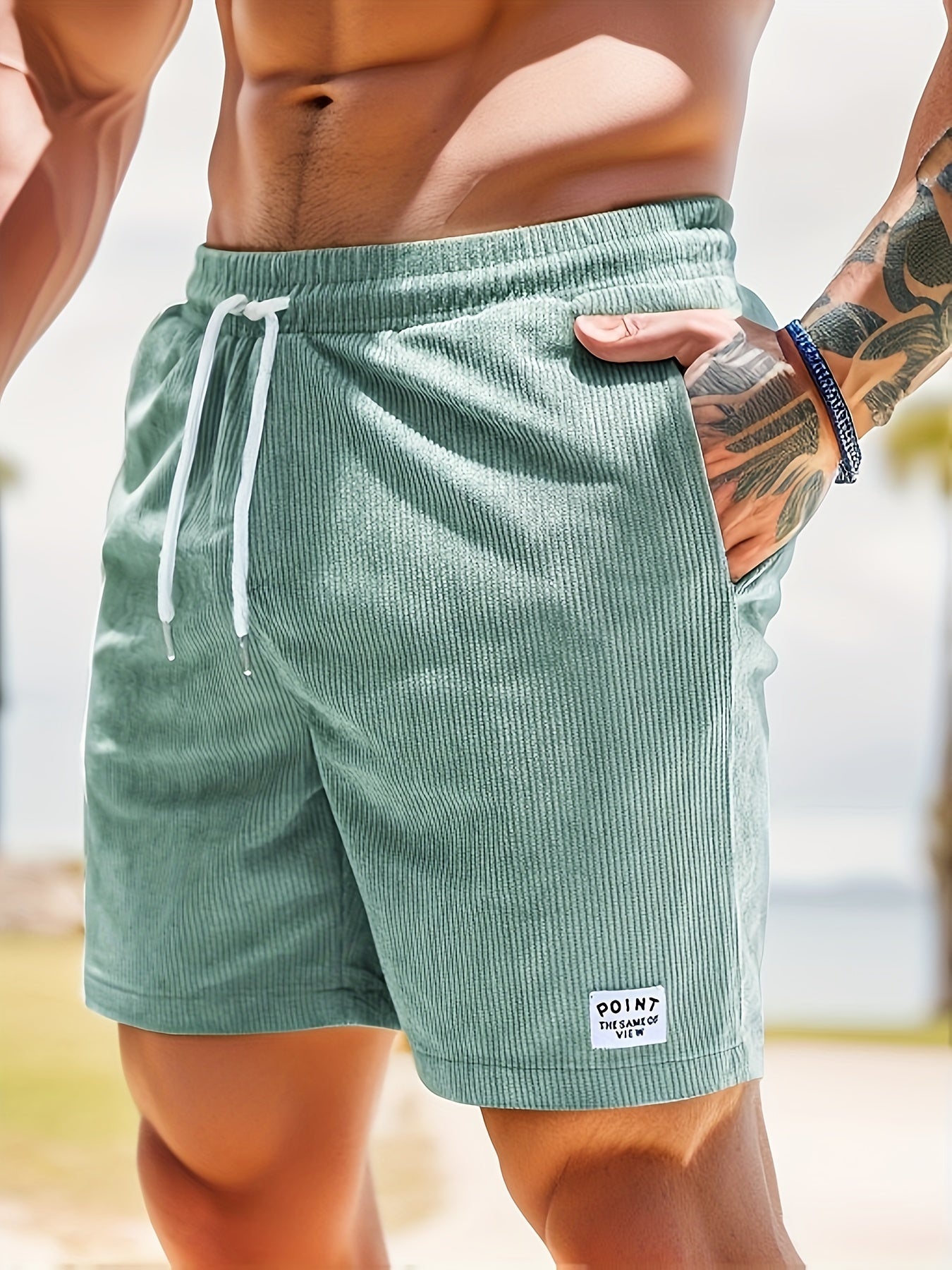Ralf – Striped Summer Shorts for Men - E - moda