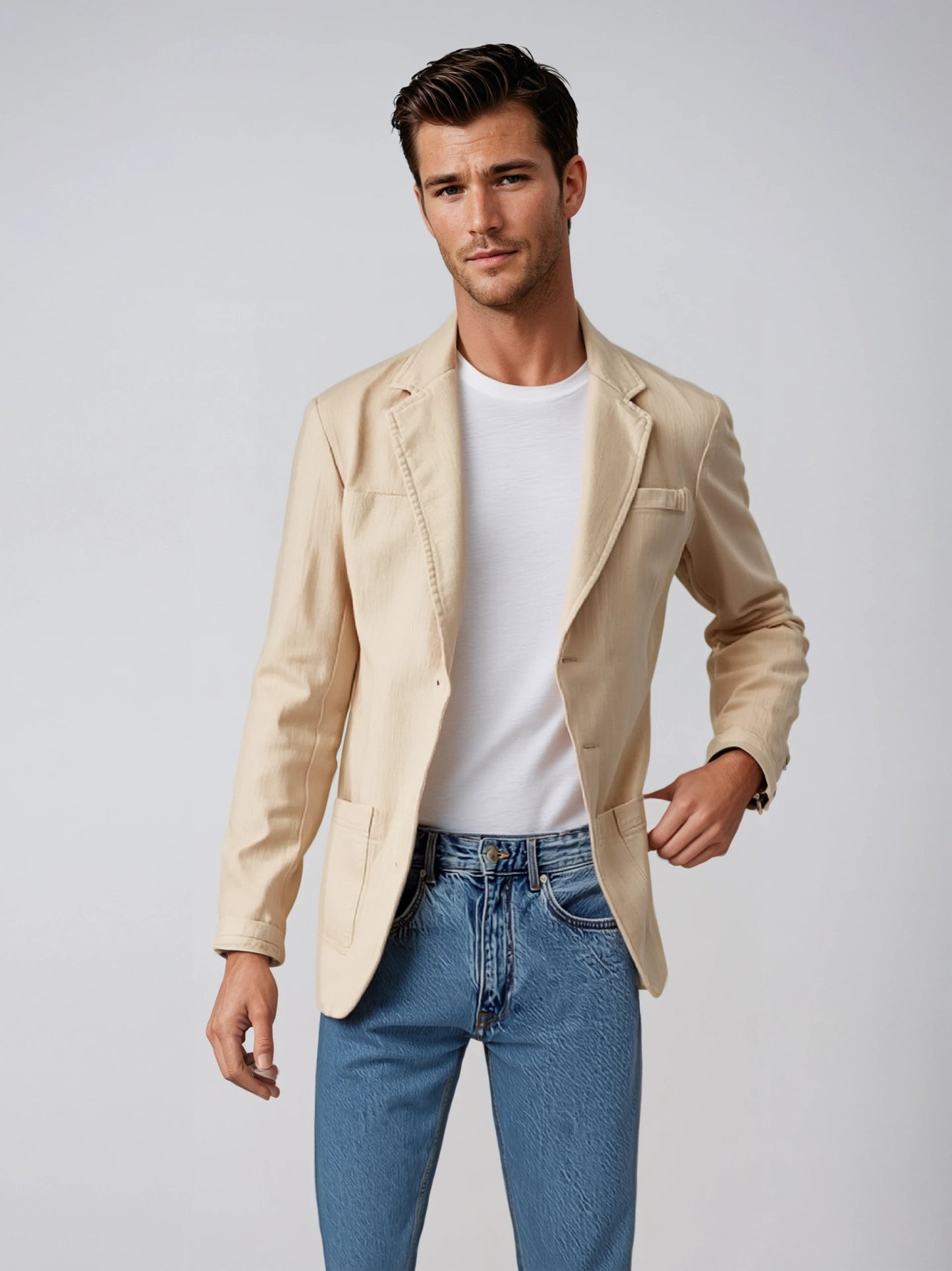 Men’s Linen Blazer - E - moda