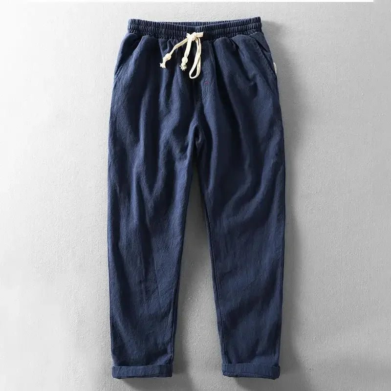 Solaro – Relaxed Linen Trousers - E - moda
