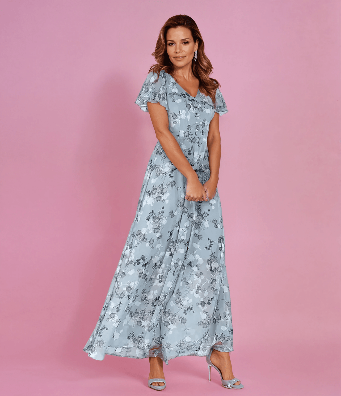 Milaya – V - Neck Summer Dress - E - moda