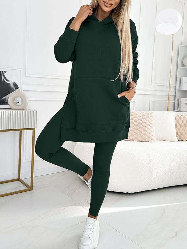 UrbanEase Set – Hoodie & Padded Leggings Combo - E - moda