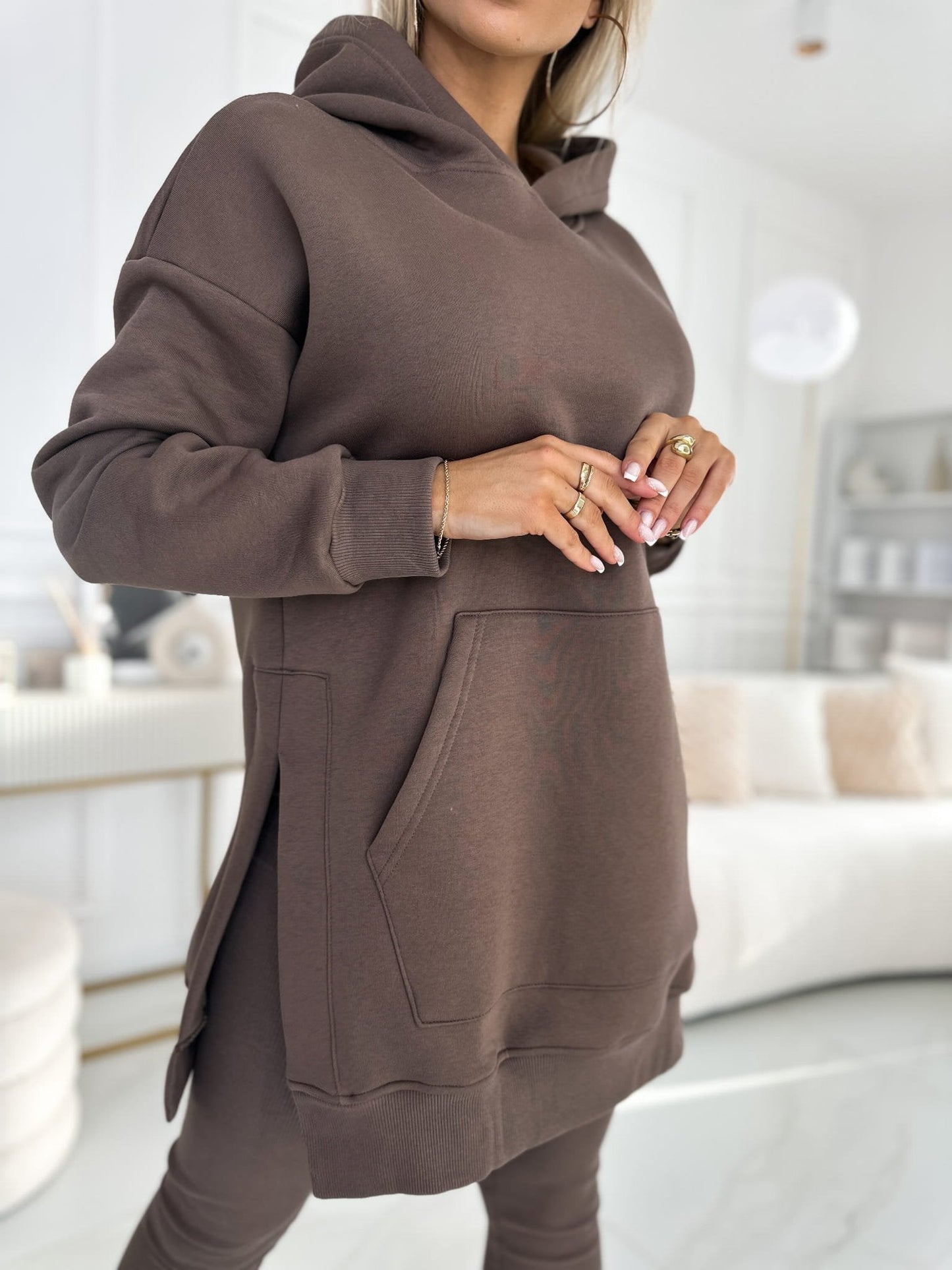 UrbanEase Set – Hoodie & Padded Leggings Combo - E - moda