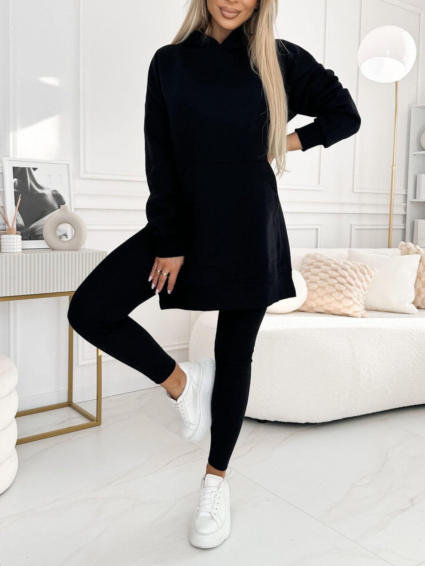 UrbanEase Set – Hoodie & Padded Leggings Combo - E - moda