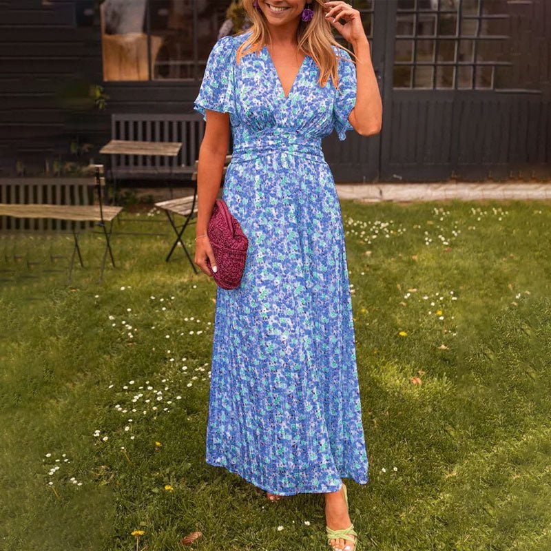Mira™ Essential V - Neck Dress - E - moda
