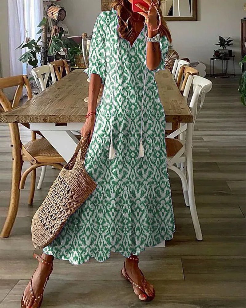 Yolly | Boho Tummy Coverage Dress - E - moda