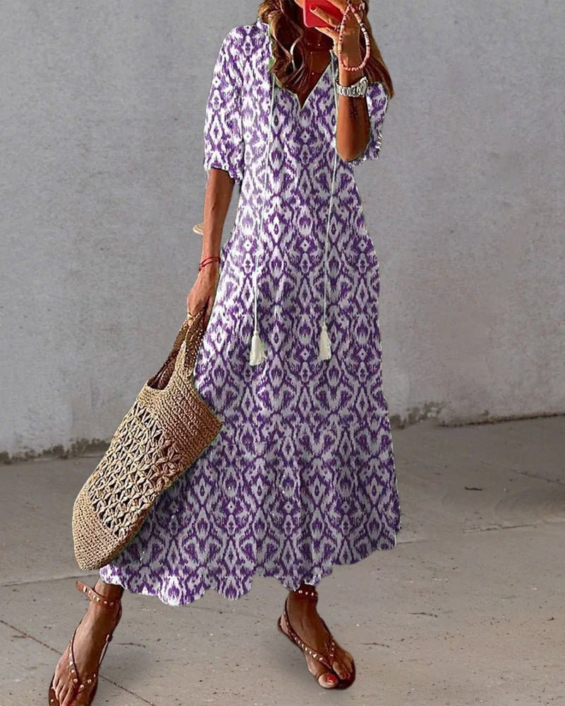 Yolly | Boho Tummy Coverage Dress - E - moda