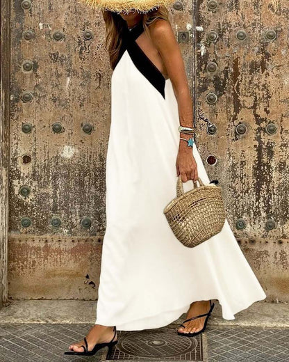 Aveline™ Twist Neck Dress - E - moda