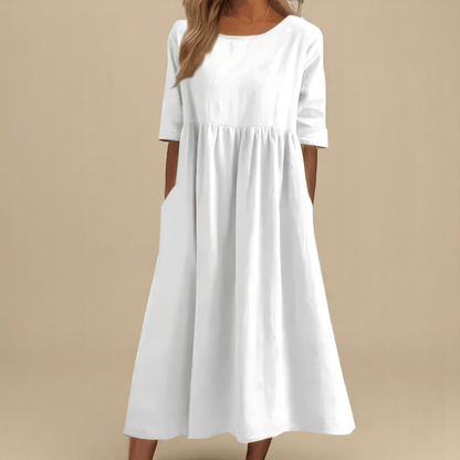 AMARA| ELEGANT AIRY & SOFT DRESS - E - moda