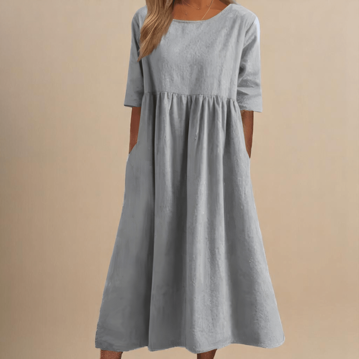 AMARA| ELEGANT AIRY & SOFT DRESS - E - moda