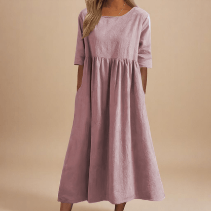 AMARA| ELEGANT AIRY & SOFT DRESS - E - moda