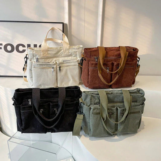 Urban Cord Tote - E - moda