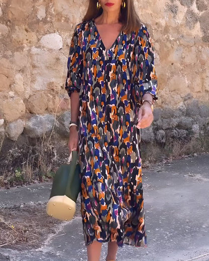 Eliséa Vintage Wrap Dress – Classic Style, Modern Confidence - E - moda