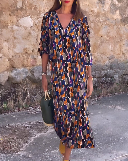 Eliséa Vintage Wrap Dress – Classic Style, Modern Confidence - E - moda