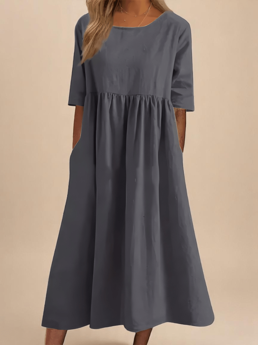 AMARA| ELEGANT AIRY & SOFT DRESS - E - moda