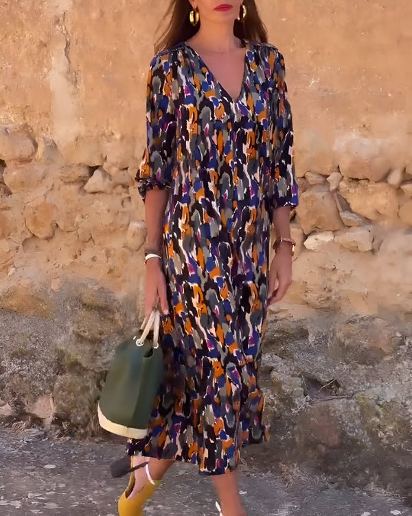 Eliséa Vintage Wrap Dress – Classic Style, Modern Confidence - E - moda