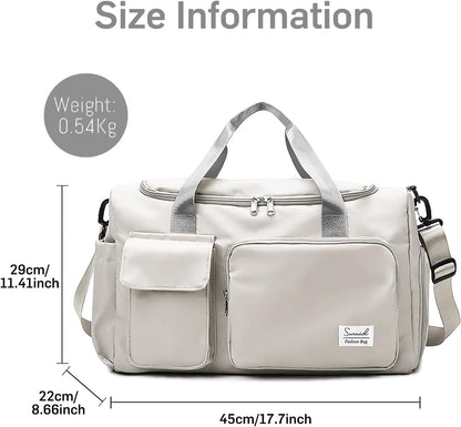 Evermode Gym Duffel Bag - E - moda