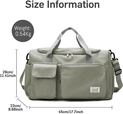 Evermode Gym Duffel Bag - E - moda