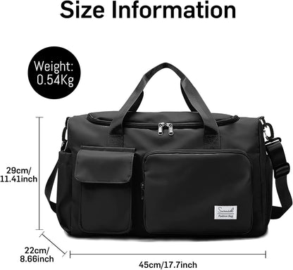 Evermode Gym Duffel Bag - E - moda