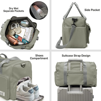 Evermode Gym Duffel Bag - E - moda