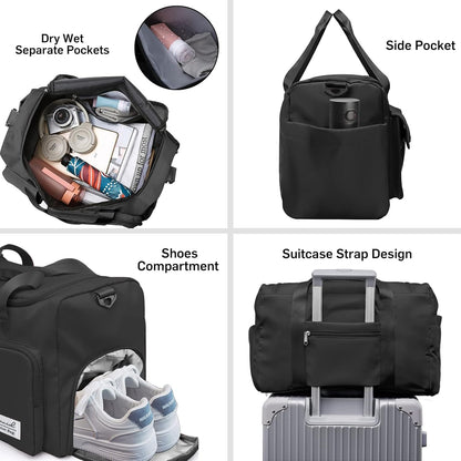 Evermode Gym Duffel Bag - E - moda