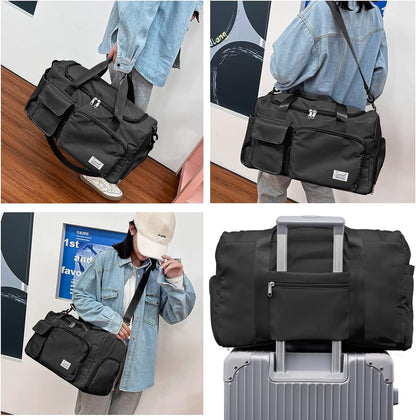 Evermode Gym Duffel Bag - E - moda