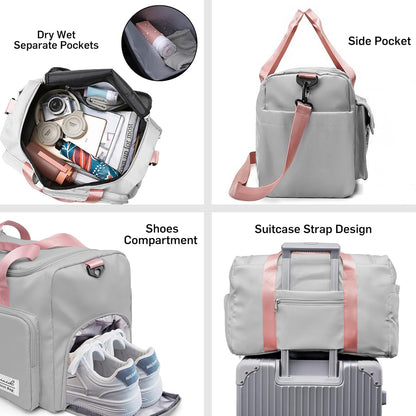 Evermode Gym Duffel Bag - E - moda