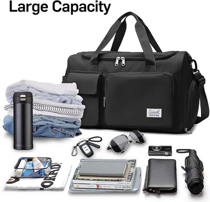 Evermode Gym Duffel Bag - E - moda