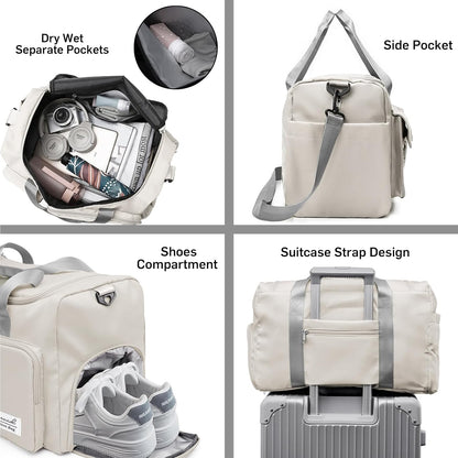 Evermode Gym Duffel Bag - E - moda