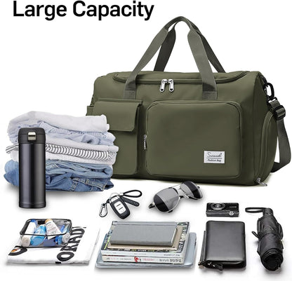 Evermode Gym Duffel Bag - E - moda
