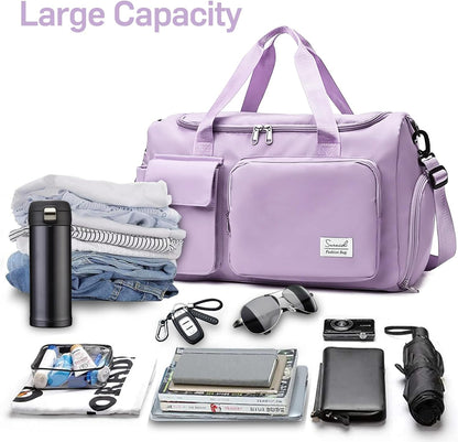 Evermode Gym Duffel Bag - E - moda