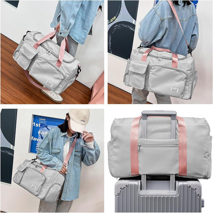 Evermode Gym Duffel Bag - E - moda