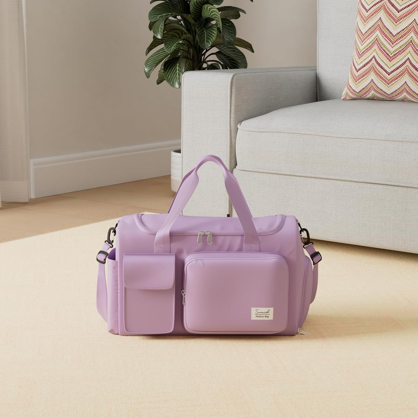 Evermode Gym Duffel Bag - E - moda