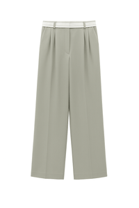 Light gray trousers