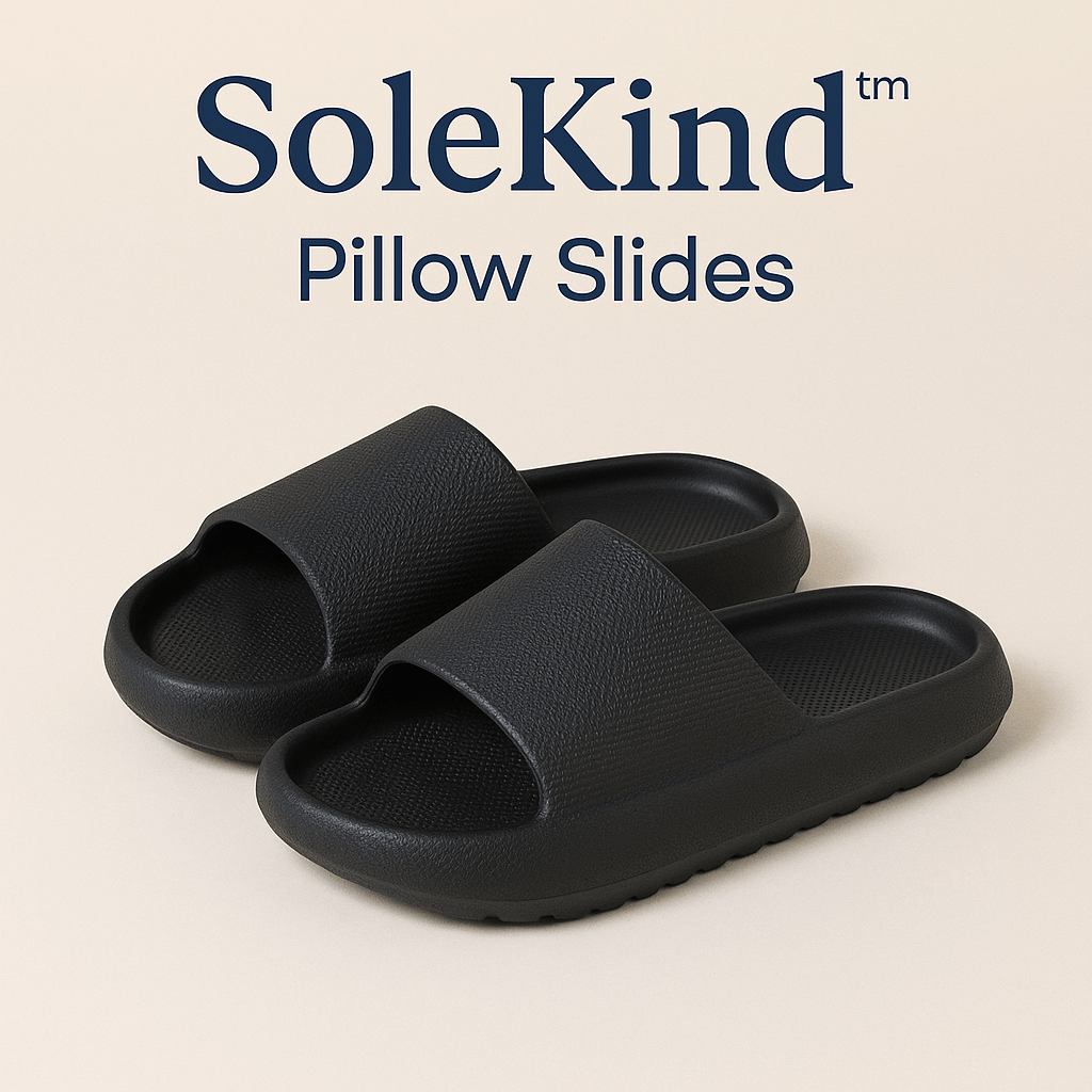 SoleKind™ - Pillow slides - E - moda