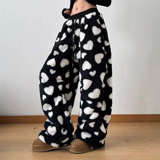 Heartloom – Cozy Teddy Fleece Trousers - E - moda