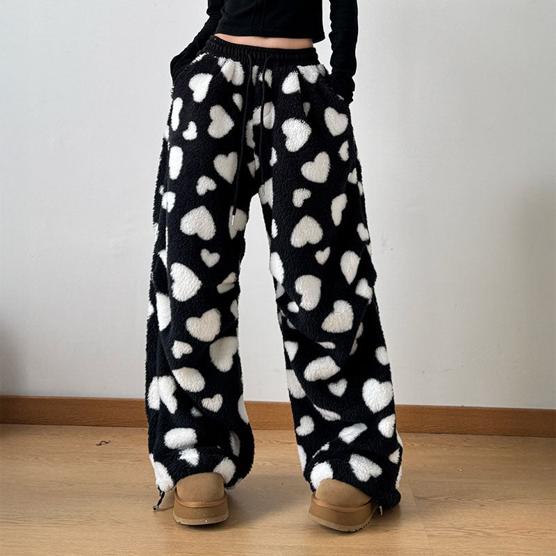 Heartloom – Cozy Teddy Fleece Trousers - E - moda