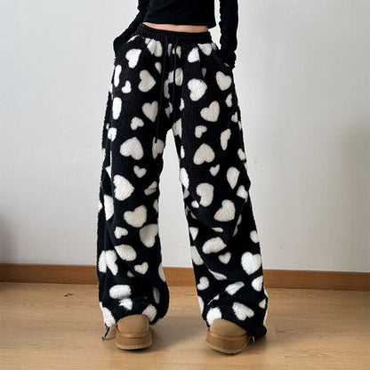 Heartloom – Cozy Teddy Fleece Trousers - E - moda