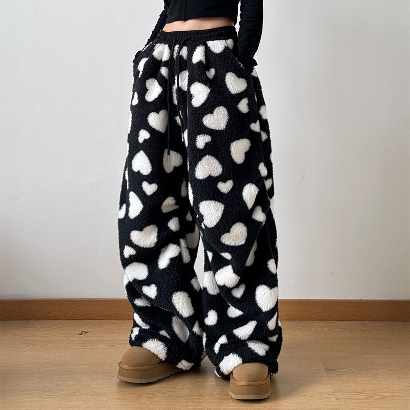 Heartloom – Cozy Teddy Fleece Trousers - E - moda