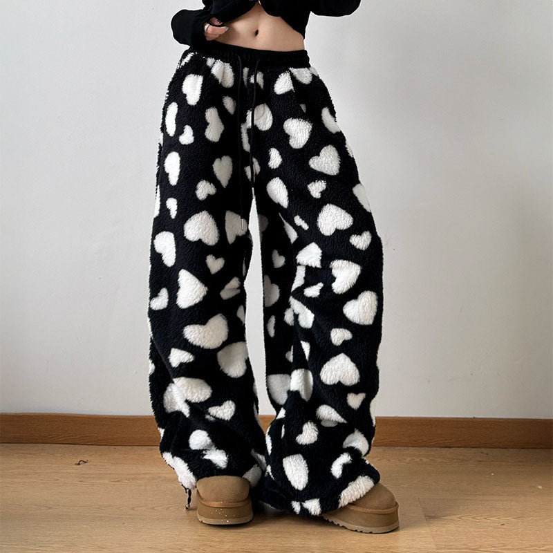 Heartloom – Cozy Teddy Fleece Trousers - E - moda