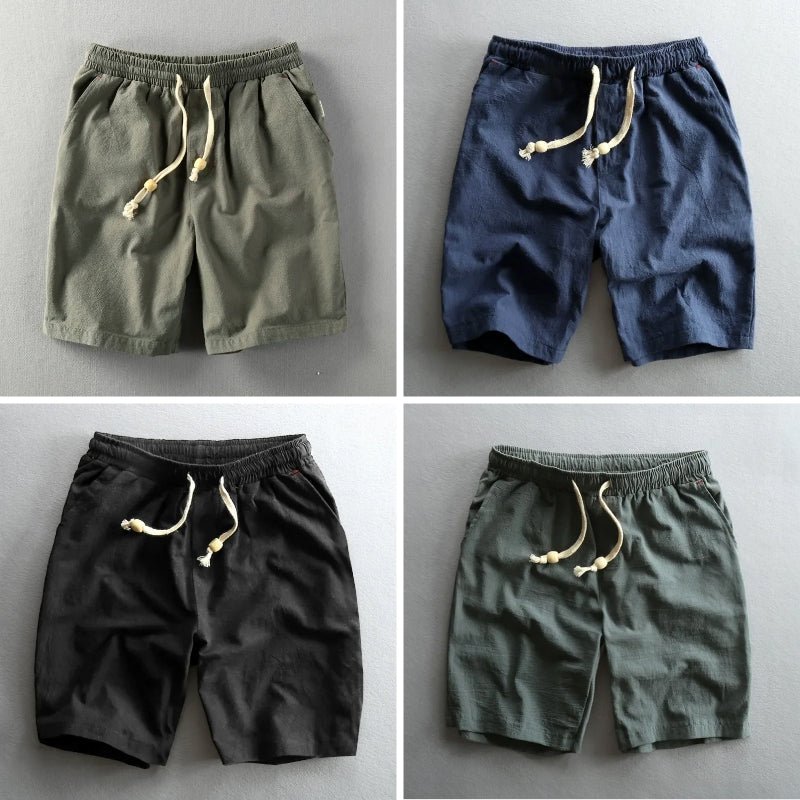 Verno – Essential Cotton Shorts - E - moda