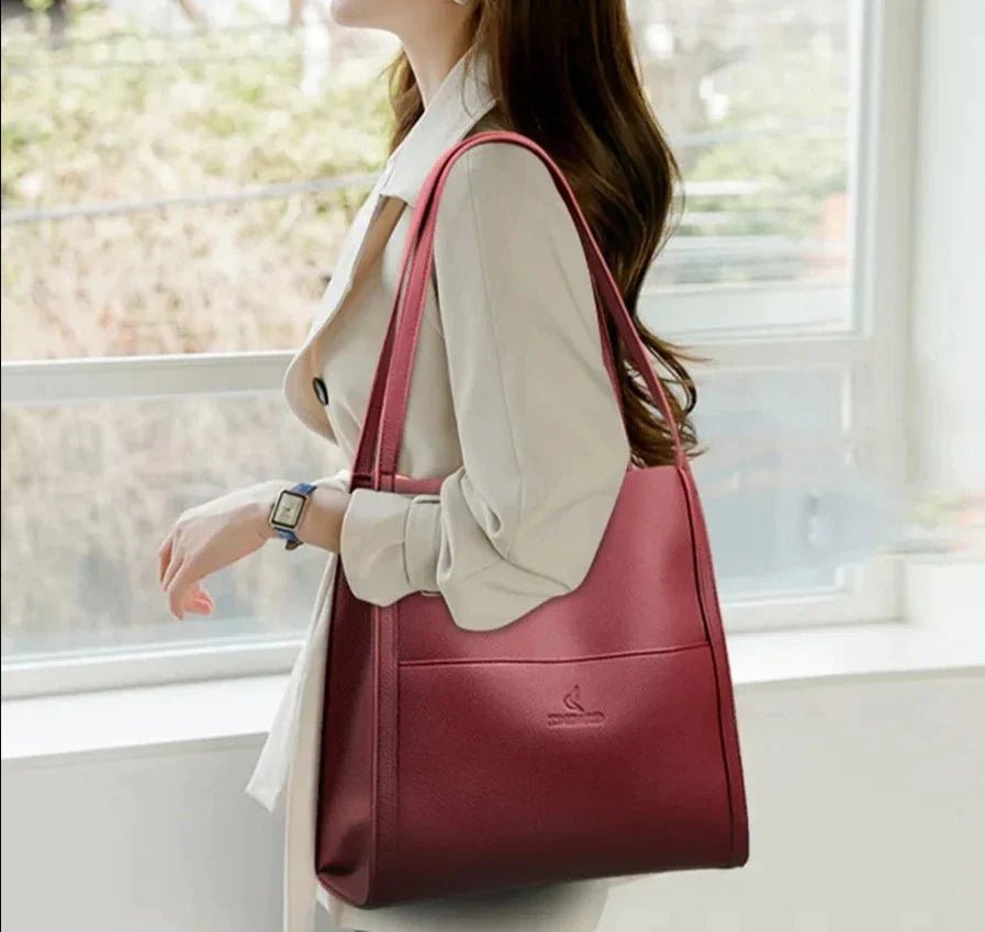 City Luxe Tote – The Stylish Shoulder Bag With Serious Storage - E - moda